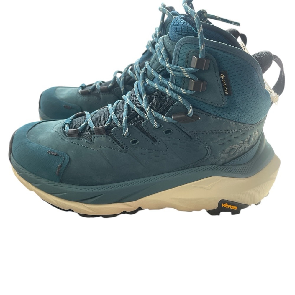 Hoka One One Blue Hiking Boots. New